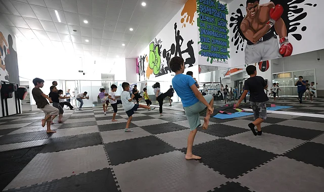Çocukların spor heyecanı