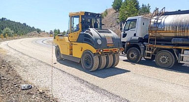 Dağ ilçelerinin yollarına Büyükşehir imzası