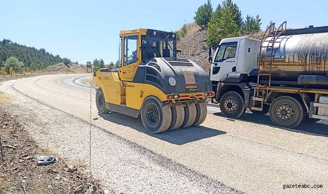 Dağ ilçelerinin yollarına Büyükşehir imzası