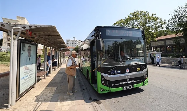 Denizli'de toplu ulaşımda yeni dönem başladı