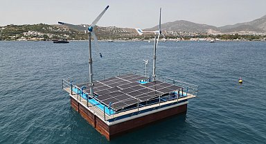 Dünyada ilk! Bodrum'da deniz suyu güneş ve rüzgarla arıtılıyor