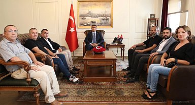 Düzce Gazeteciler Cemiyeti'nden Vali Aslan'a ziyaret