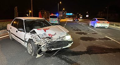 Düzce'de trafik kazası: 1 yaralı