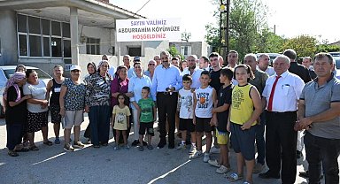 Edirne Valisi Sezer'den Enez'de kırsal ziyareti