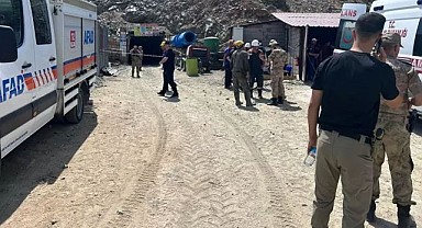 Elazığ'da maden ocağında göçük!