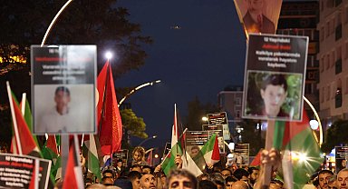 Gebzelilerden Gazze'ye destek yürüyüşü