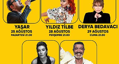 Harbiye'de yaza veda: Dev kadro sahnede