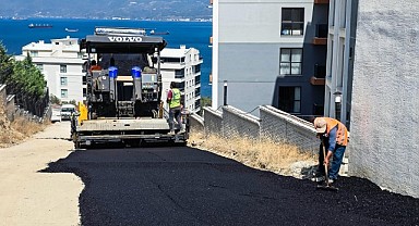 Hisar Mahallesi’nde Asfalt Çalışması