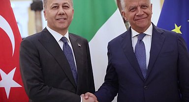 İçişleri Bakanı Yerlikaya, İtalyalı mevkidaşıyla Roma'da görüştü