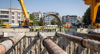 İzmir Buca Metrosu'nda tünel kazıları yüzde 77'ye ulaştı