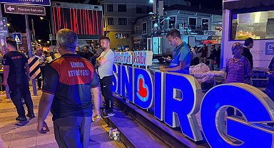 İzmir İtfaiyesi Balıkesir görevinde