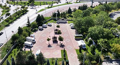 Karavan tutkunlarından "Karatay Karavan Parkı"na yoğun ilgi
