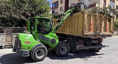 Kayseri Melikgazi'de asfalt çalışması tam gaz