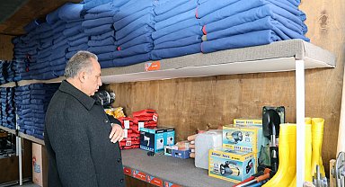 Kayseri Talas'tan örnek acil durum konteynırı