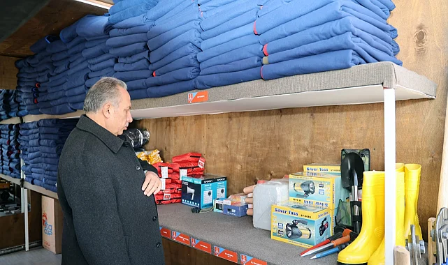 Kayseri Talas'tan örnek acil durum konteynırı
