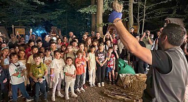 Kocaeli Ormanya'da çocuklara özel gece yürüyüşü