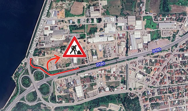 Kocaeli Yuvacık Kavşağı'nda trafik düzenlemesi