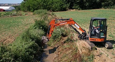 Kocaeli'nin sulama kanallarında hummalı temizlik