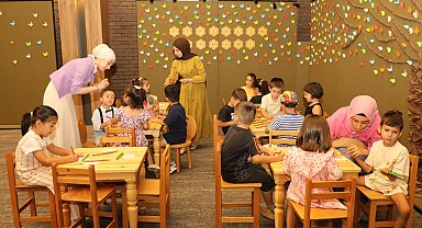 Konya Karatay'da masal atölyesi miniklerden tam not aldı