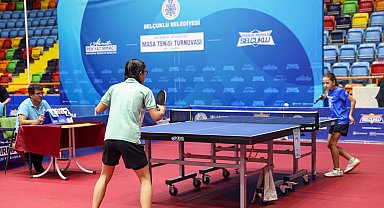 Konya Selçuklu'da masa tenisi heyecanı