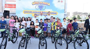 Konya'da 12 bin çocuk bisikletine kavuştu