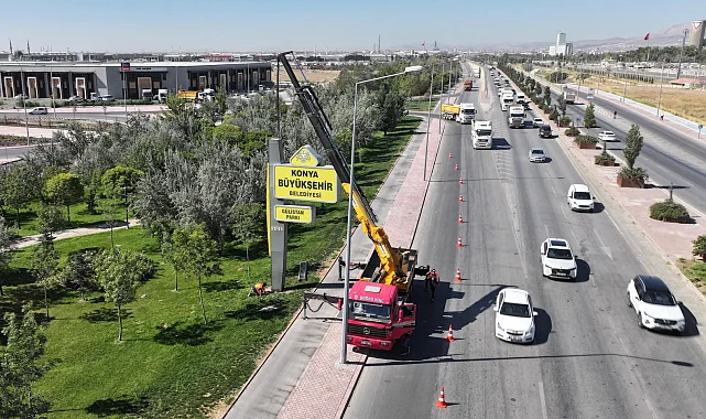 Konya'da görsel kirliliğe son: Totem ve tabelalar kaldırılıyor
