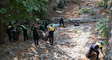 Manisa Çaybaşı'nda rutin temizlik