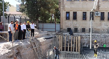 Midyat'ta ek belediye hizmet binasının temeli atıldı