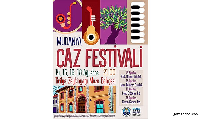 Mudanya'da Caz Rüzgarı Esecek