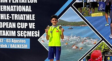 Muğlalı sporcu Kerem Batur Genç'ten çifte madalya 