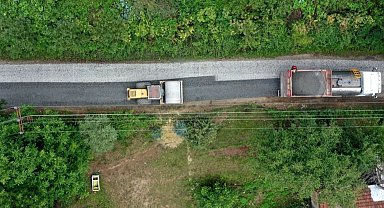 Ordu'da Korgan'ın yol ağı asfaltla yenileniyor