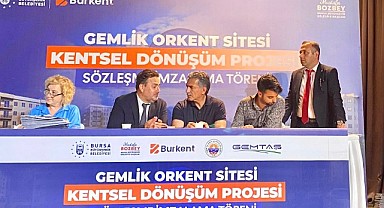 Orkent Sitesi Projesinde Sözleşmeler İmzalandı