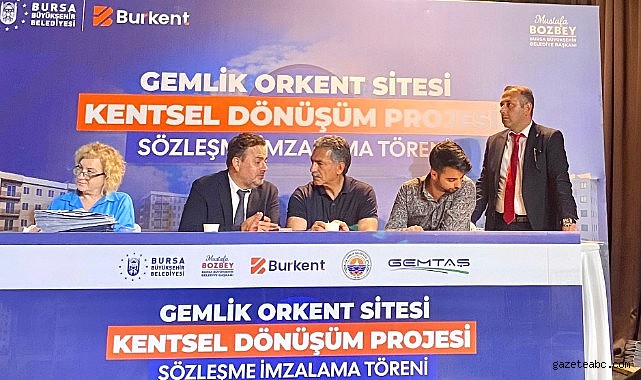 Orkent Sitesi Projesinde Sözleşmeler İmzalandı