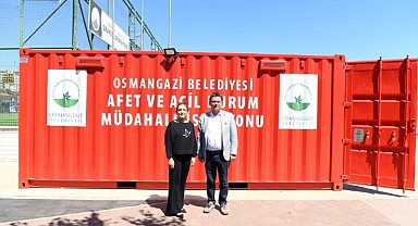 Osmangazi Belediyesi’nden örnek afet projesi