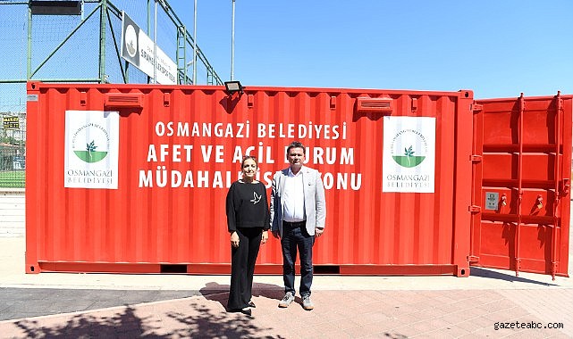 Osmangazi Belediyesi’nden örnek afet projesi