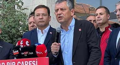 Özgür Özel Depreme Yakalandı