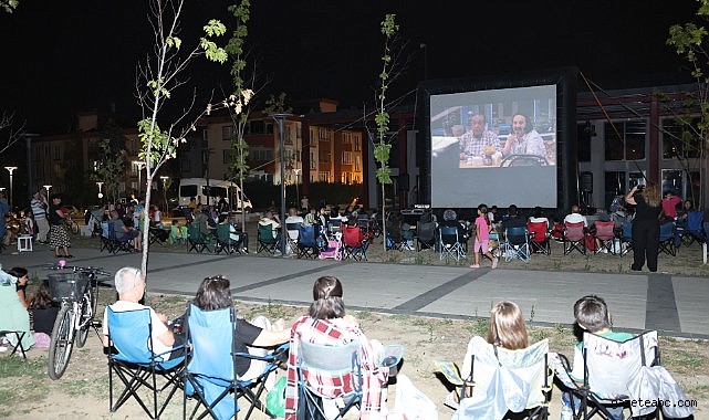 Pancar Deposu’nda açık havada sinema keyfi