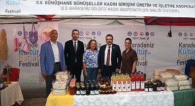 Üreten kadınlara bir destek de Trabzon'dan