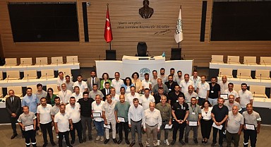 Yangınlarla mücadelede görev alan ekibe anlamlı teşekkür