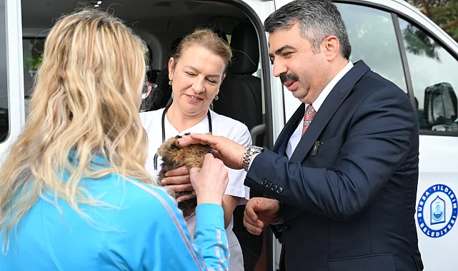 Yıldırım'da patili canlara mobil hizmet