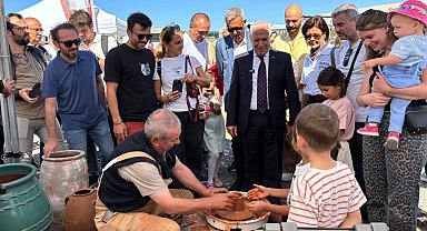 Aktopraklık Arkeopark'ta 8 bin 500 yıllık tarih canlandı