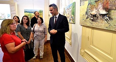  "Anadolu'dan" sergisi Bornova'da sanatseverlerle buluştu