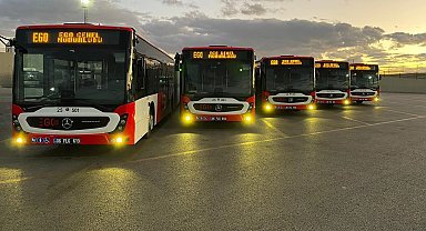 Ankara Büyükşehir'den Başkent'e 5 yeni otobüs