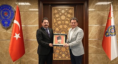 Başkan Aydın’dan yeni İl Emniyet Müdürü Gökçe’ye hayırlı olsun ziyareti