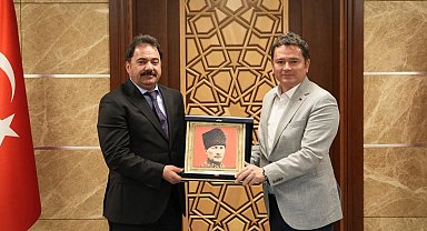 Başkan Aydın'dan yeni İl Emniyet Müdürü Gökçe'ye hayırlı olsun ziyareti