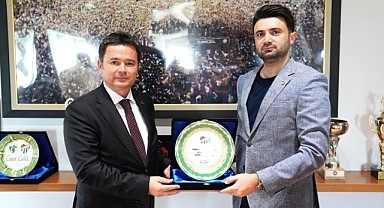 Başkan Erkan Aydın’dan Bursaspor’a ziyaret