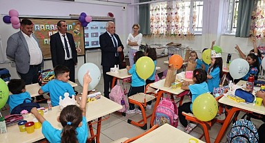 Başkan Şadi Özdemir’den “Okula hoş geldin” hediyesi