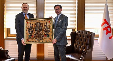Başkan Yazıcıoğlu'ndan TRT Genel Müdürü Sobacı'ya ziyaret