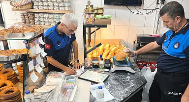 Bursa İnegöl ekmek fırınlarına denetim