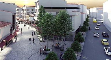 Bursa İnegöl'de 'Tarihi Uzun Sokak'a tarihi dönüşüm